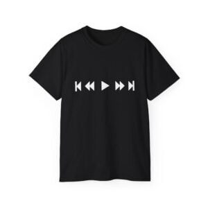 Music Playback Controls Graphic T-Shirt