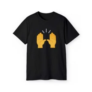 Hands Raised Emoji T-Shirt