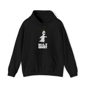 HOLY GHST™ Governor & Inscription - Black Hoodie