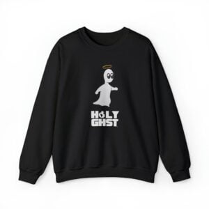 HOLY GHST™ Governor & Inscription - Black Sweatshirt
