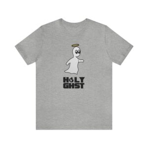 HOLY GHST™ Governor & Inscription - Light Grey Heather T-Shirt