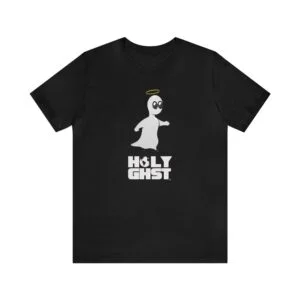 HOLY GHST™ Governor & Inscription - Black T-Shirt