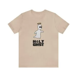 HOLY GHST™ Governor & Inscription - Tan T-Shirt
