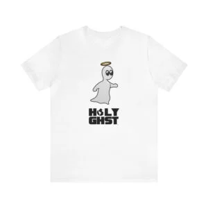 HOLY GHST™ Governor & Inscription - White T-Shirt