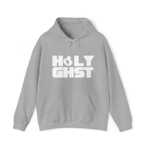 HOLY GHST™ - Light Grey Heather Hoodie