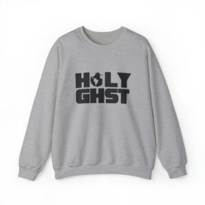 HOLY GHST™ - Light Grey Heather Sweatshirt