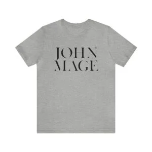 JOHN MAGE Classic - Light Grey Heather T-Shirt