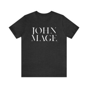 JOHN MAGE Classic - Dark Grey Heather T-Shirt