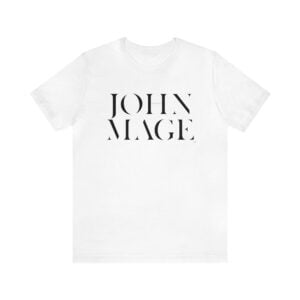 JOHN MAGE Classic - White T-Shirt